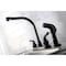 Kingston Brass NB750SP Water Onyx Centerset Kitchen Faucet, Black Stainless Steel NB750SP - alternate 4